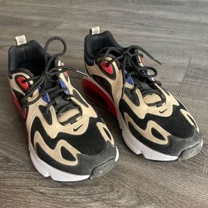 Nike Air Max 200 Team Gold University Red Black